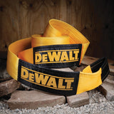 Heavy-Duty 75000-lb Break Strength Looped End Recovery Strap, Yellow, 6-in x 30-ft U5B5 - product image 4