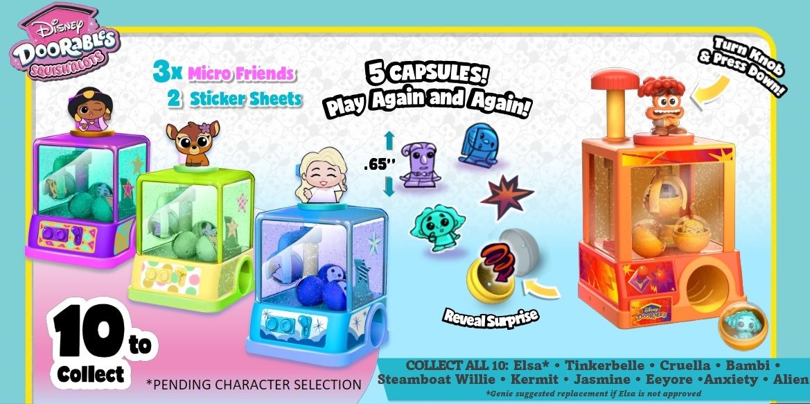 Doorables Whatcha Gotcha Claw Machine for Ages 5+, Assorted Contents J4T6 - product image 6