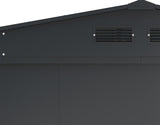 Metal Outdoor Storage Shed with Steel Frame, Dark Grey, 10-1/2-ft x 8-ft D0S3 - product image 5