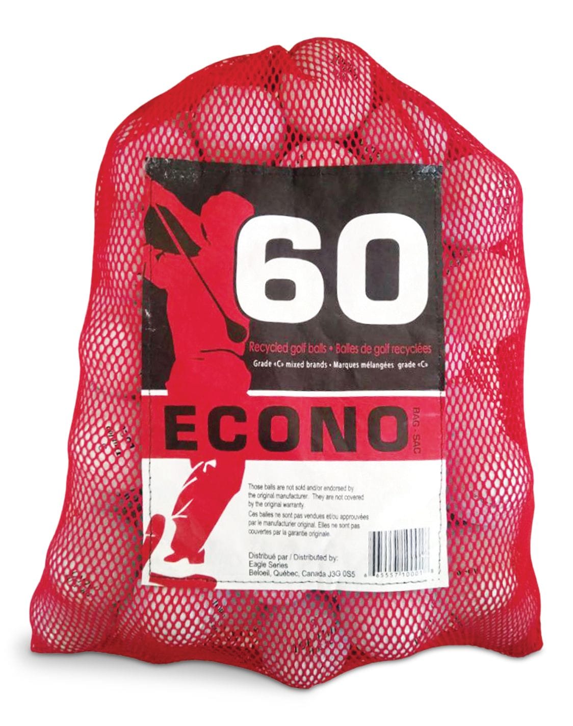 Mixed Recycled Golf Balls, Grade C, 60-pk K1M0 - product image 1