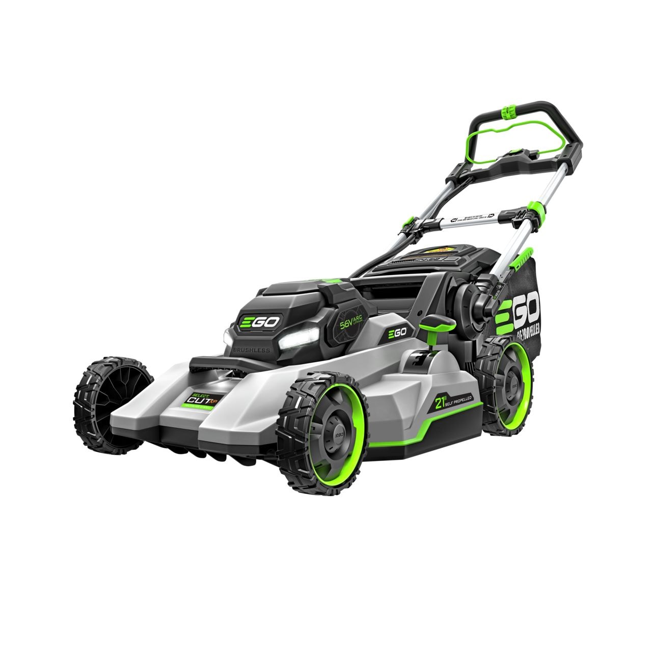 56V Brushless Cordless 21-in Self-Propelled Lawn Mower, Includes (1) 10Ah Battery and (1) 700W Turbo Charger, LM2156SP S3C6 - product image 1
