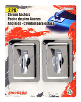 Chrome Stake Pocket Anchors, 2-pk J1W1 - product image 2