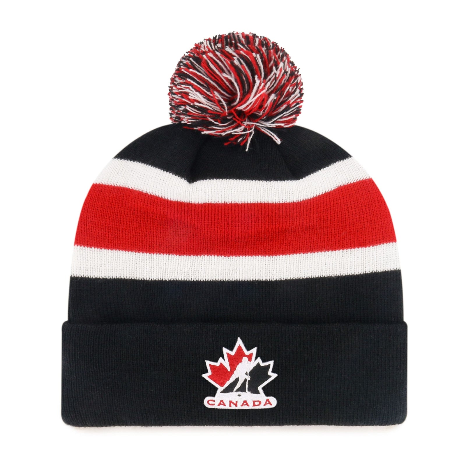 Toque with Breakaway Cuff and Pom Pom B2F1 - product image 1