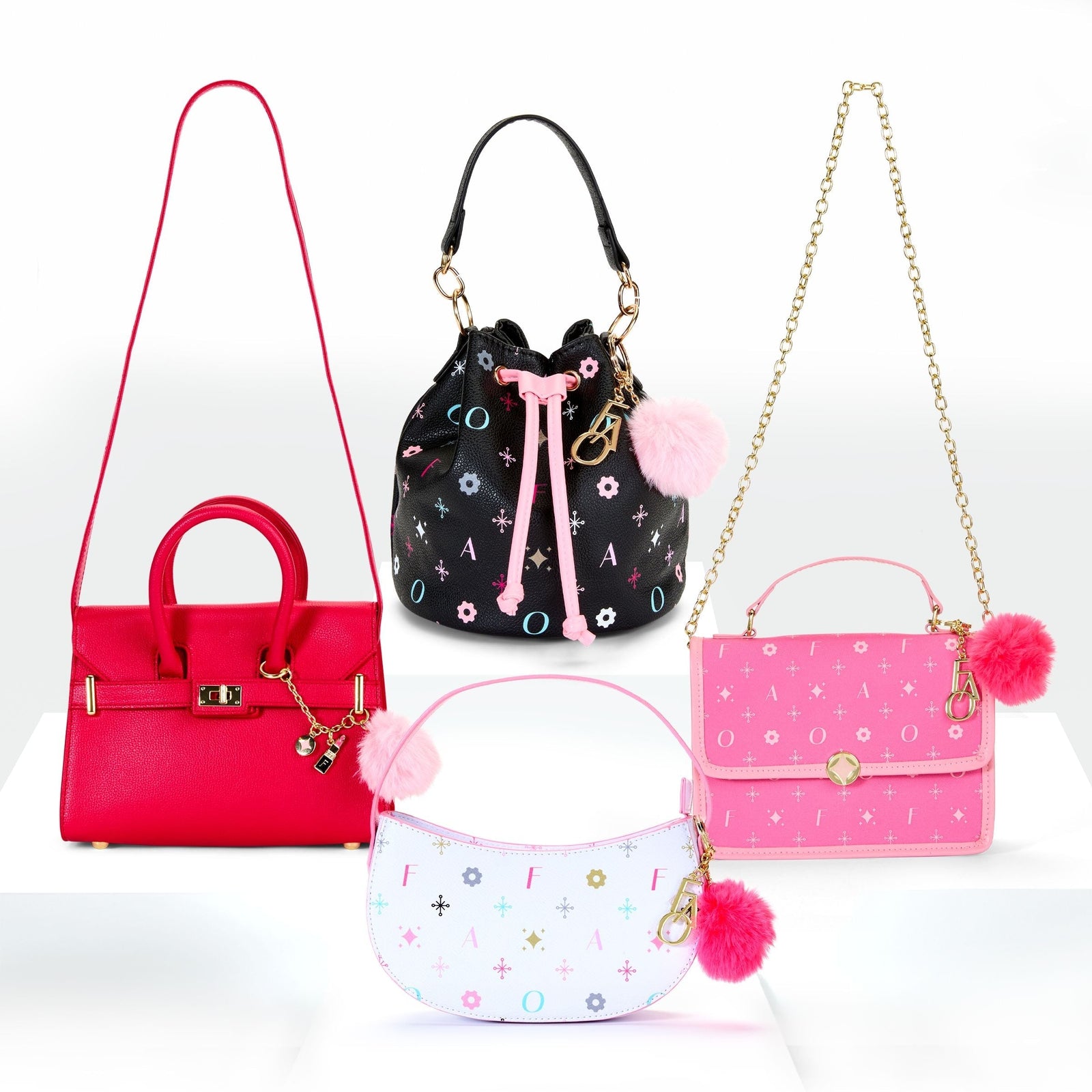 Schwartz Girls Glamour Purse - Belted Tote Bag, Assorted H2L1 - product image 4