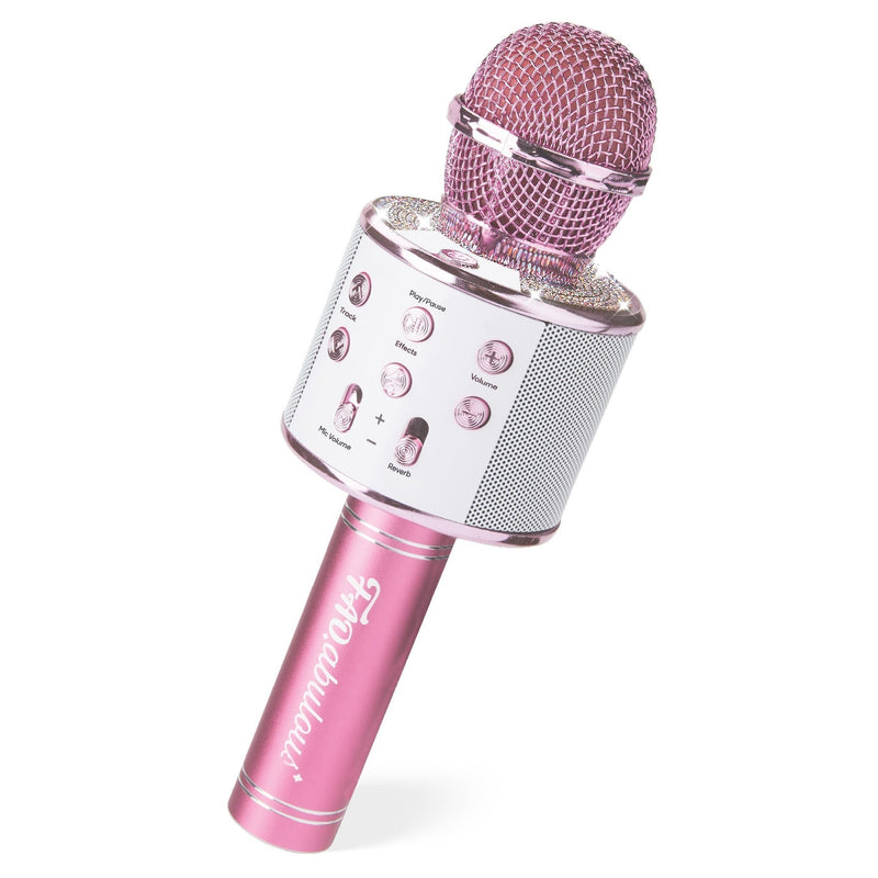 Musical Microphone Bluetooth Broadcaster, Pink Q4H0