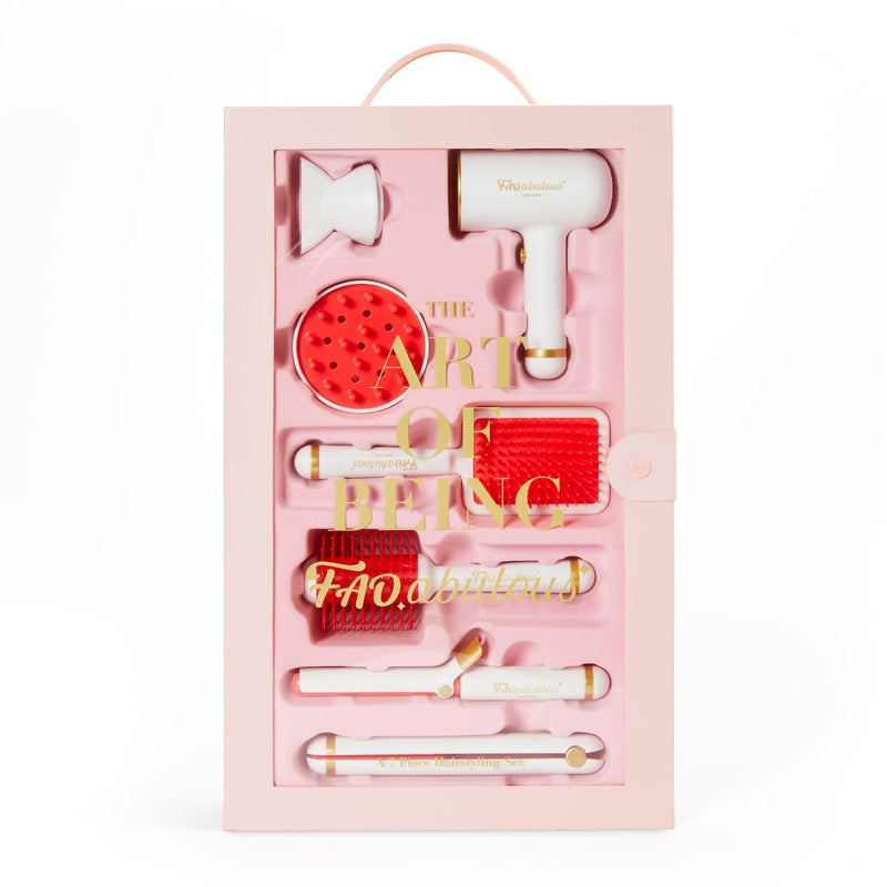 Toy Pretend Hair Stylist Playset, Pastel Pink W4Q2