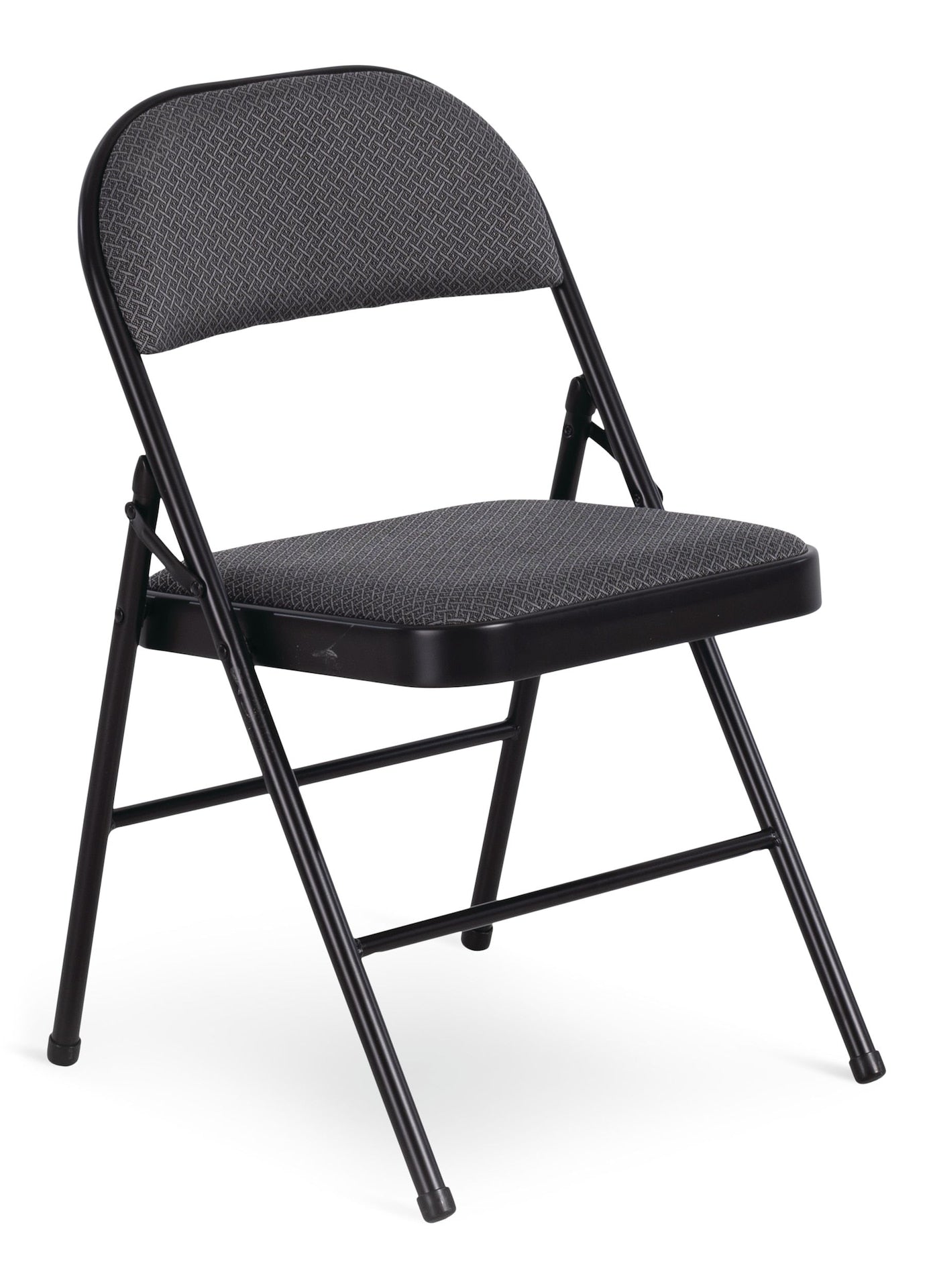Fabric Folding/Compact Chair, Grey Fabric & Black Frame A3I3 - product image 1