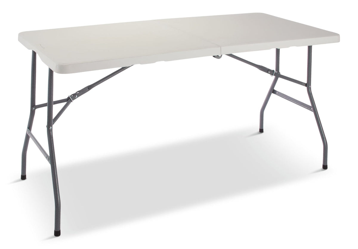 Folding Compact Table, Indoor/Outdoor, 5-ft O0P5 - product image 1