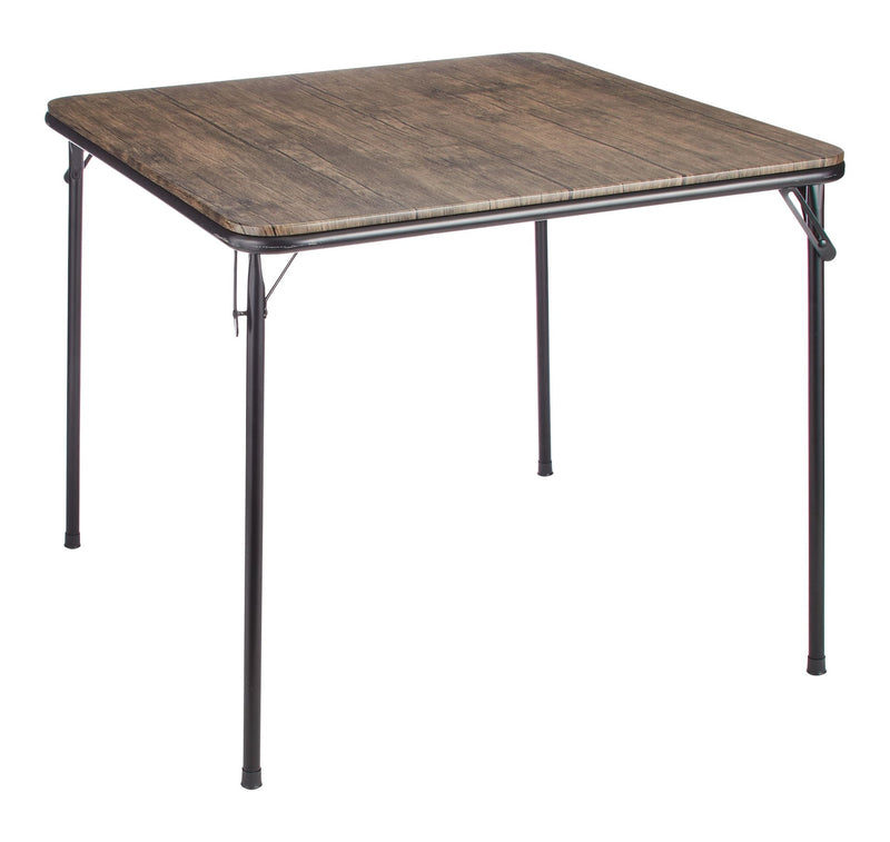 Wood Top Folding Card Table, Compact Design T5G8