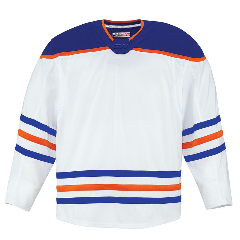 8500 Pro Team Hockey Jersey, Senior, Edmonton Oilers Away Colours, Various Sizes K0M0