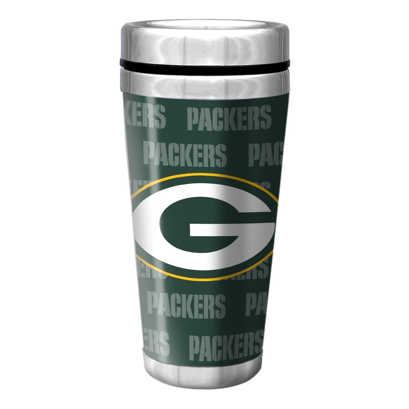 Green Bay Packers Stainless Steel Travel Mug For Football Fans/Collectors, 16-oz P1P0 - product image 1
