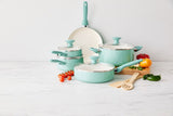 Rio Ceramic Cookware Set, Dishwasher & Oven Safe, 11-pc Q1R2 - product image 6