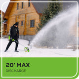 40V Cordless Snow Shovel, 12-in (Tool Only) L8V6 - product image 4