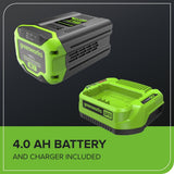 60V 17-in Push Lawn Mower with 4.0 Ah Battery & 3A Charger H2J2 - product image 7