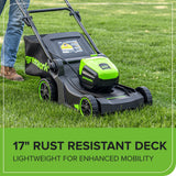 60V 17-in Push Lawn Mower with 4.0 Ah Battery & 3A Charger H2J2 - product image 8