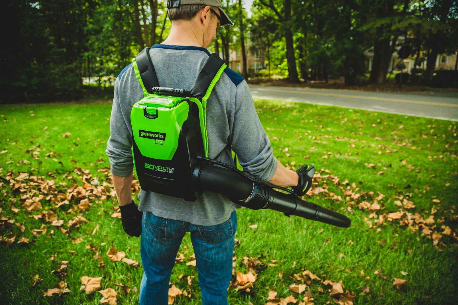 Pro 60 V 160 MPH - 540 CFM Lithium-ion Backpack Leaf Blower, Tool Only D0O6 - product image 8