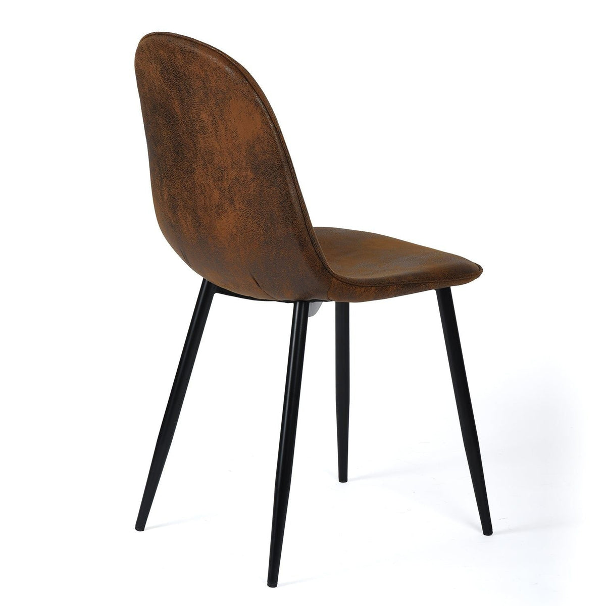Mid-Century Dining Chairs, Brown Suede, 4-pk B6L1 - product image 7
