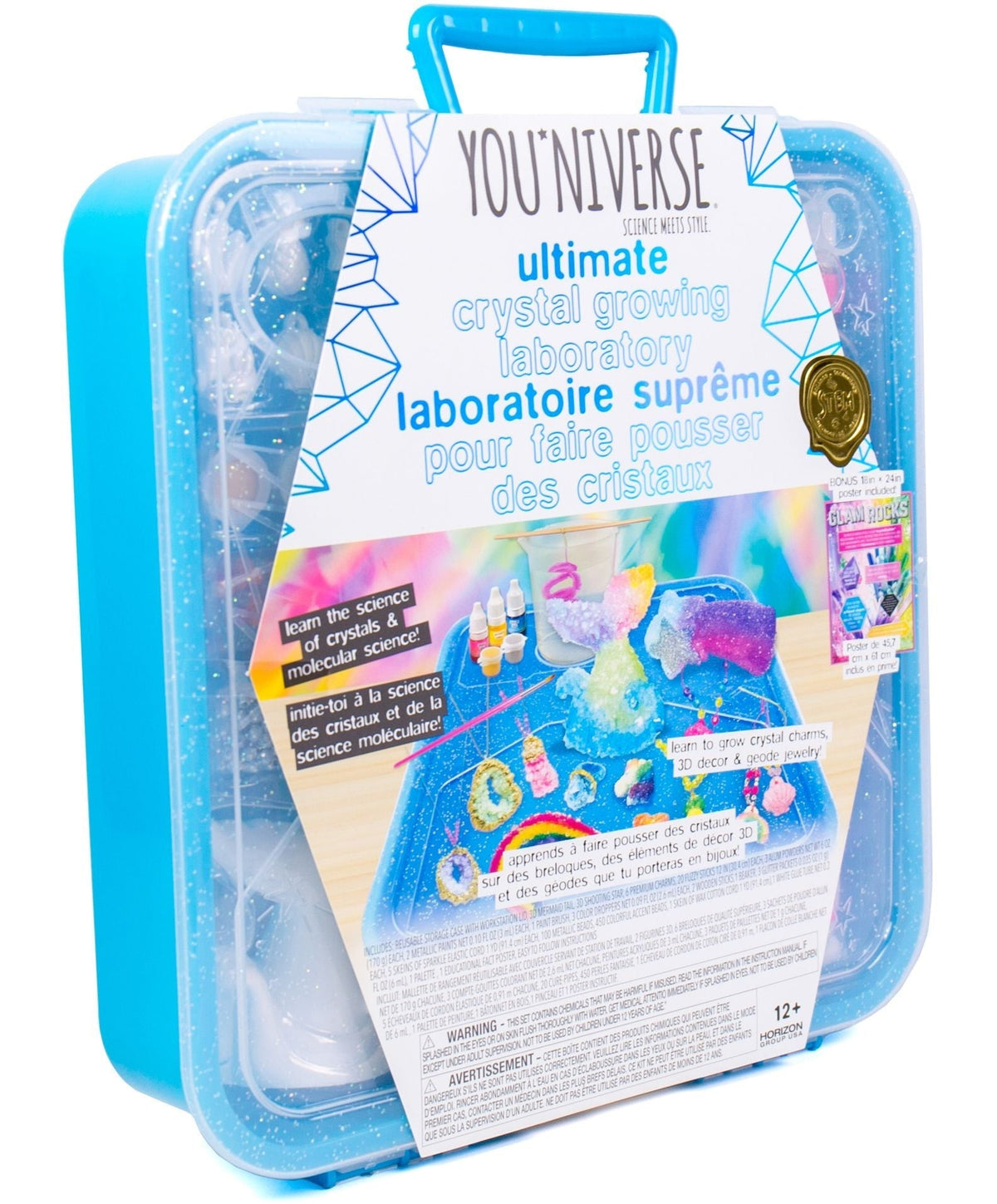 You*Niverse Ultimate Crystal Growing Laboratory Kit For Science & Learning, Ages 12+ T7V7 - product image 1