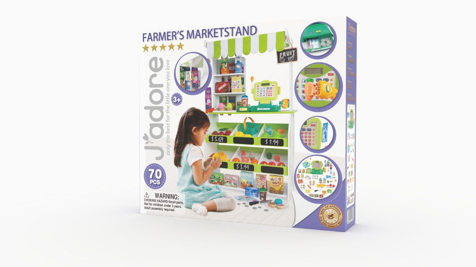 My Style J'adore Grocery Mart Imaginative Playset, 69-pc O1G3 - product image 1