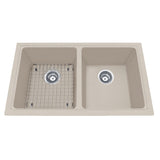 Mythos Kitchen Granite Undermount Double Sink, 31 9/16-in H1I5 - product image 1
