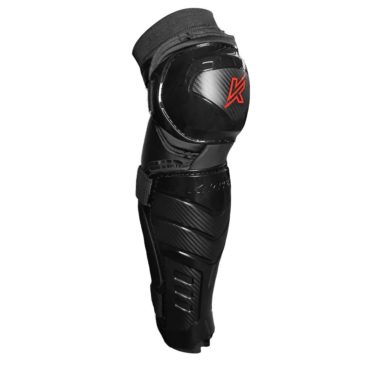 AK7 Dek Hockey Shin Guards, Black, Assorted Sizes H8N9 - product image 1