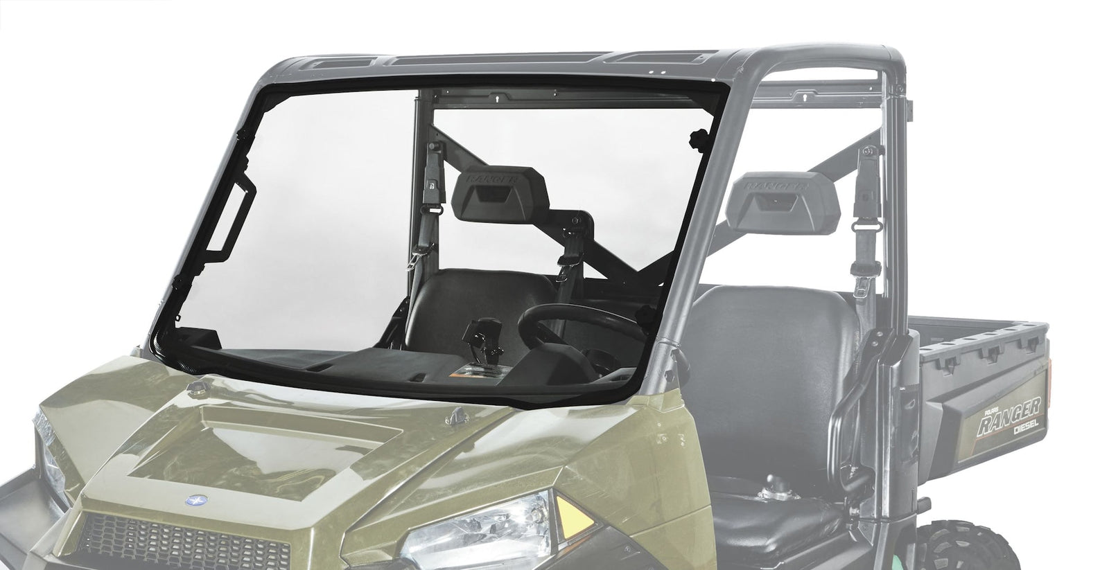 Hard Coated Full Fixed Windshield, Ranger XP900 2013 L7L3 - product image 1