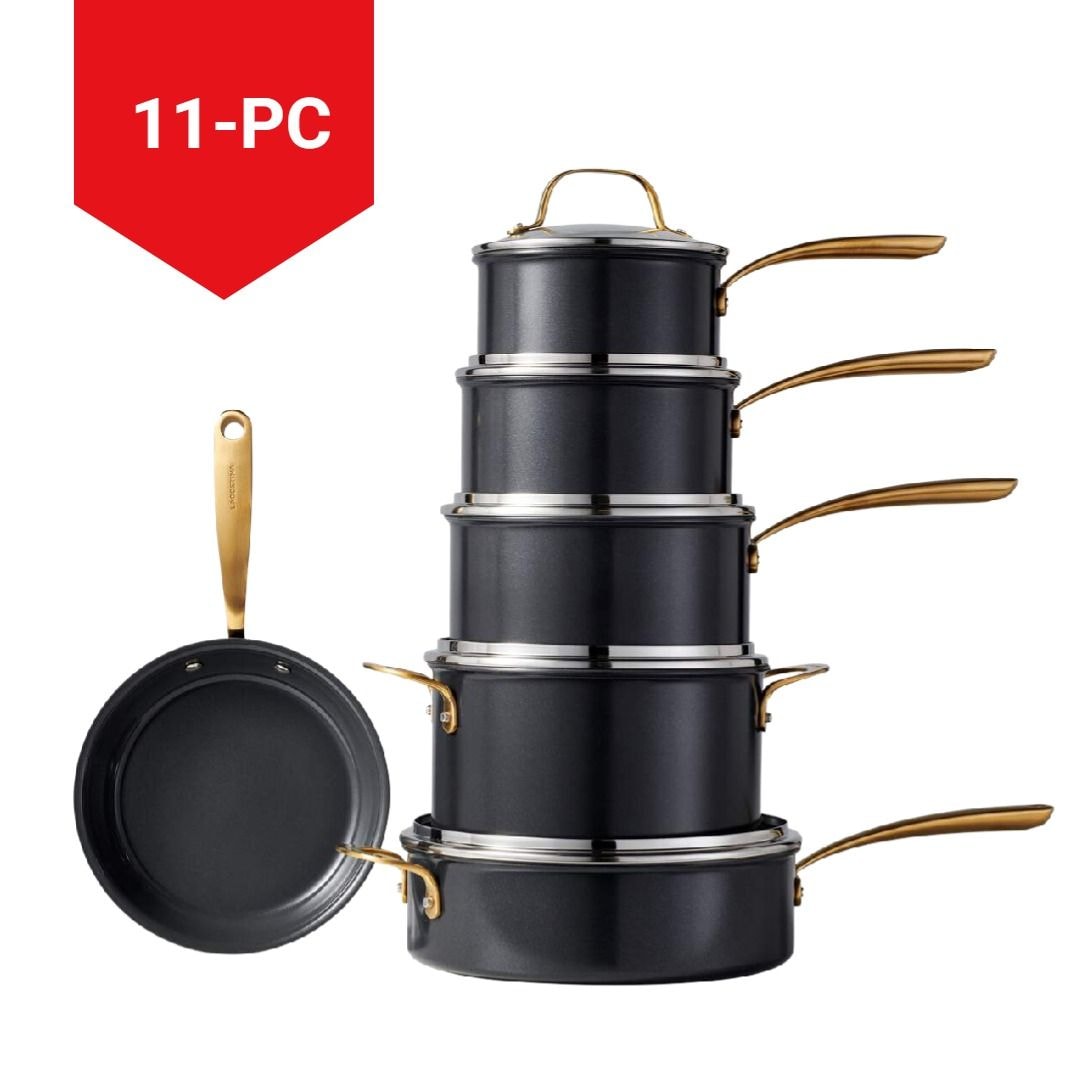 Eleganza Ceramic Pro Non-Stick Cookware Set, 11-pc N8W3 - product image 3