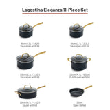 Eleganza Ceramic Pro Non-Stick Cookware Set, 11-pc N8W3 - product image 5