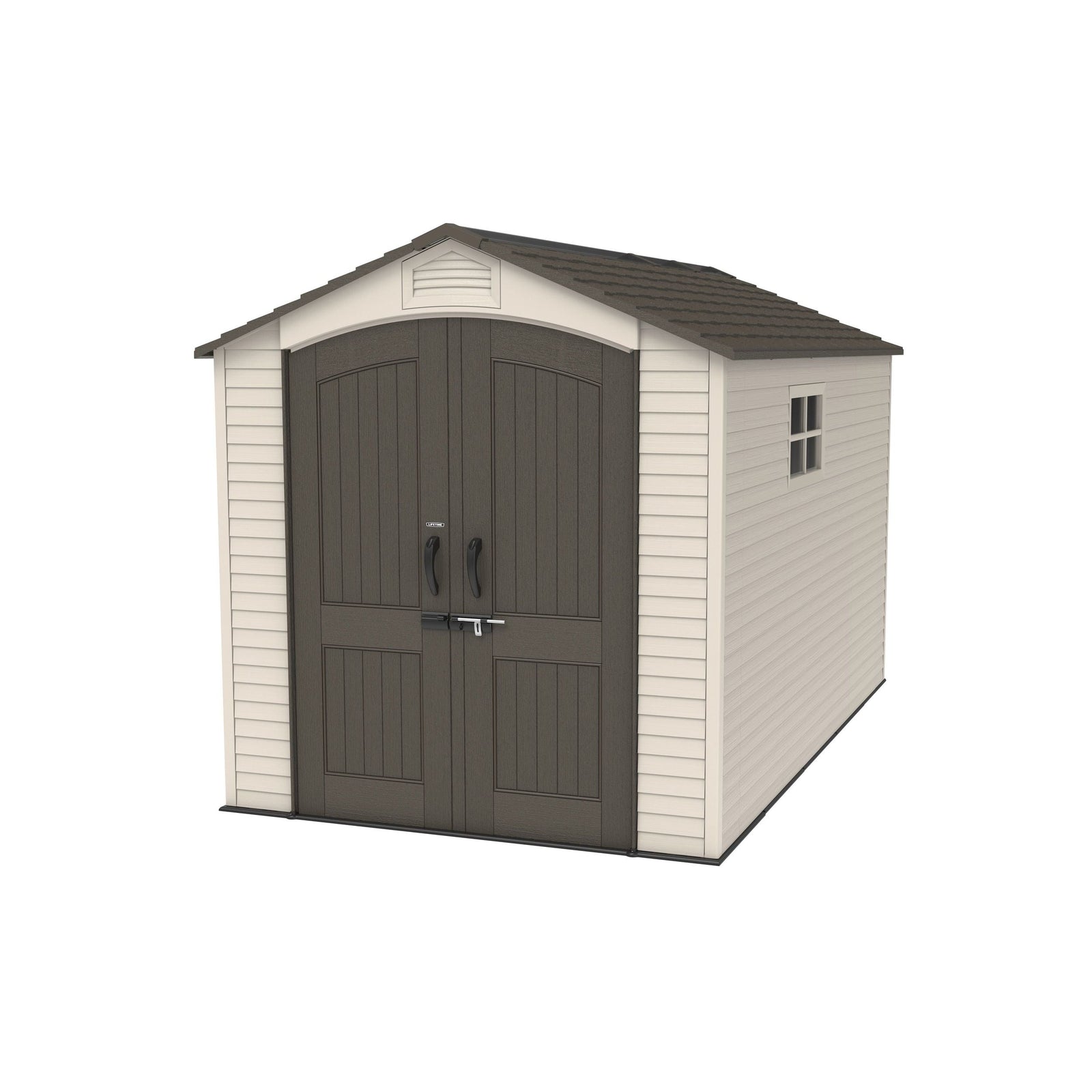Lockable Steel Shed, Beige, 7 x 12 -ft X7X8 - product image 2