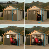 Outdoor Storage Shed, 11-ft x 11-ft R9E0 - product image 5
