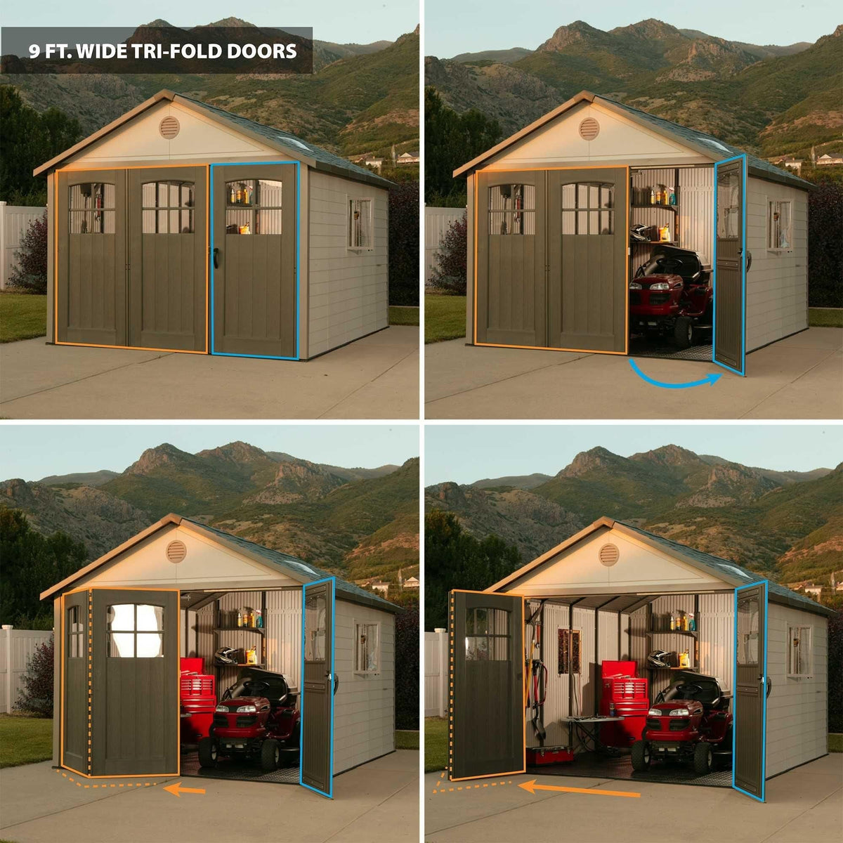 Outdoor Storage Shed, 11-ft x 11-ft R9E0 - product image 5