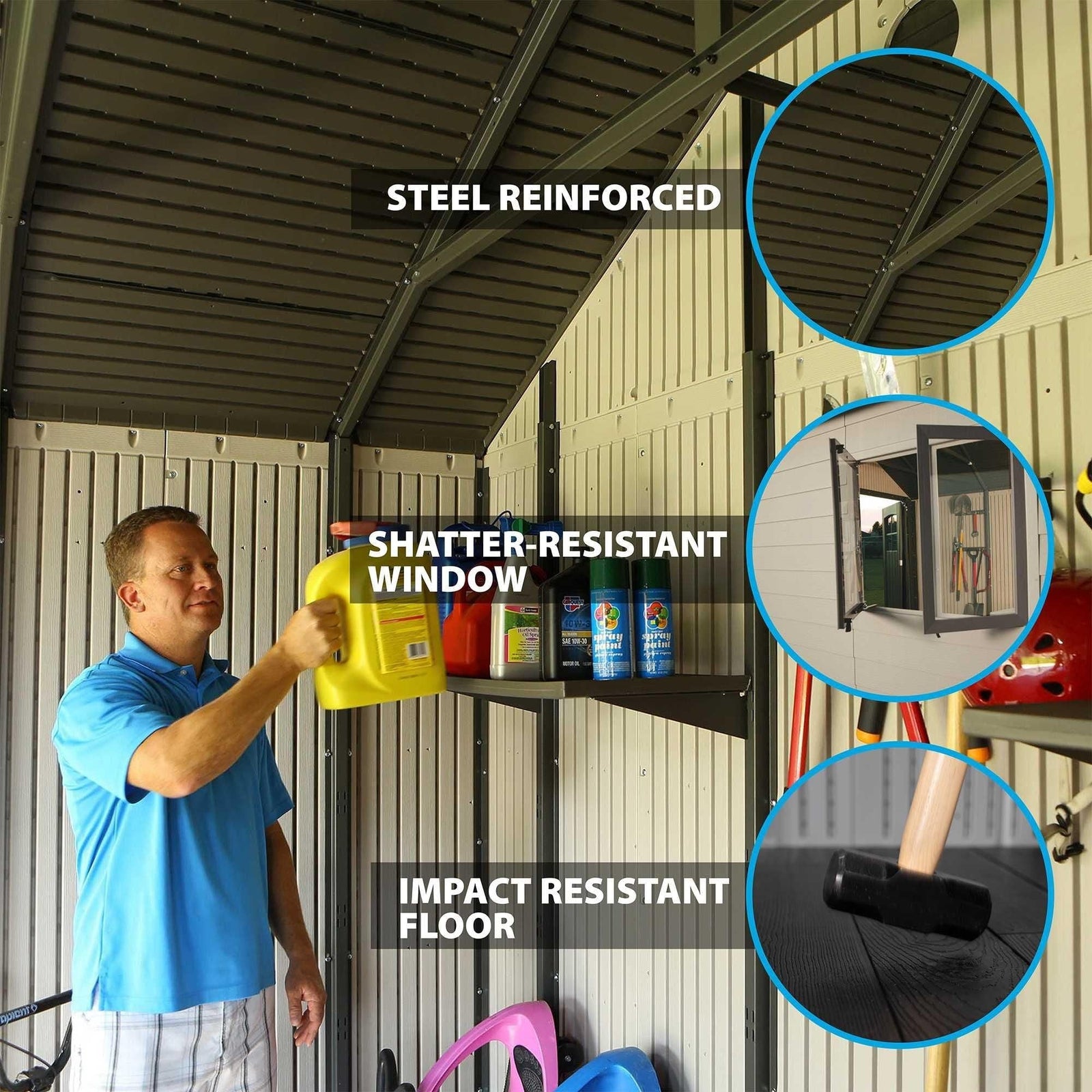 Outdoor Storage Shed, 11-ft x 18.5-ft W0I5 - product image 3