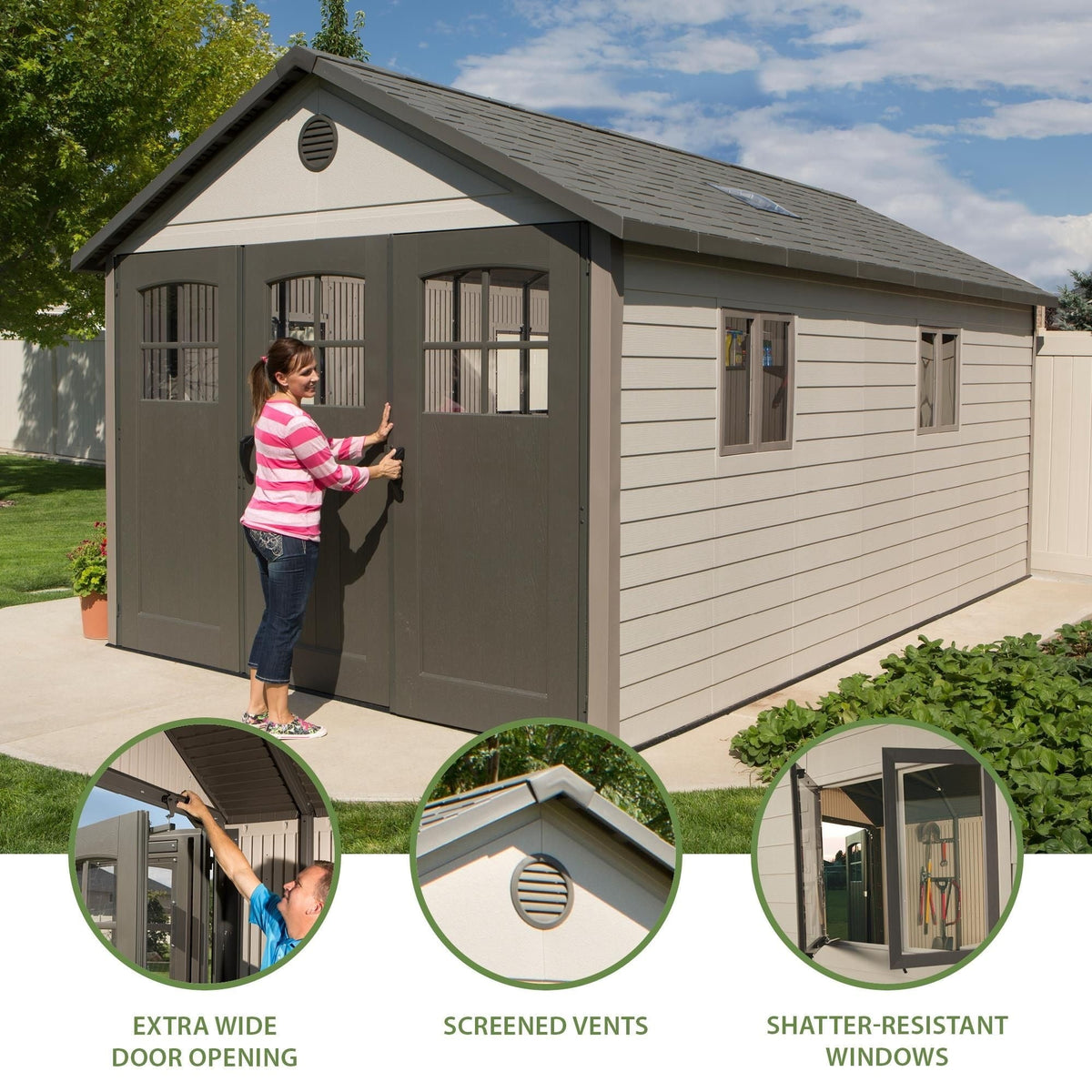 Outdoor Storage Shed, 11-ft x 18.5-ft W0I5 - product image 4