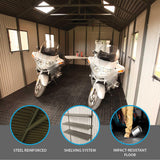 Outdoor Storage Shed, 11-ft x 21-ft U8D7 - product image 7