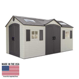Outdoor Storage Shed with Dual Side Entry, 15 x 8-ft J4D9 - product image 5