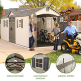 Outdoor Storage Shed with Dual Side Entry, 20 x 8-ft I7B0 - product image 3