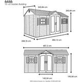 Outdoor Storage Shed with Windows, 8-ft x 15-ft P4N6 - product image 5