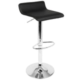 Ale PU Leather Swivel Counter/Bar Stool Adjustable Height (2-Piece Set) U6Z6 - product image 1