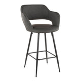 Margarite Fixed-Height Counter Stool, Black, 25-in, 2-pc Z0V0 - product image 1