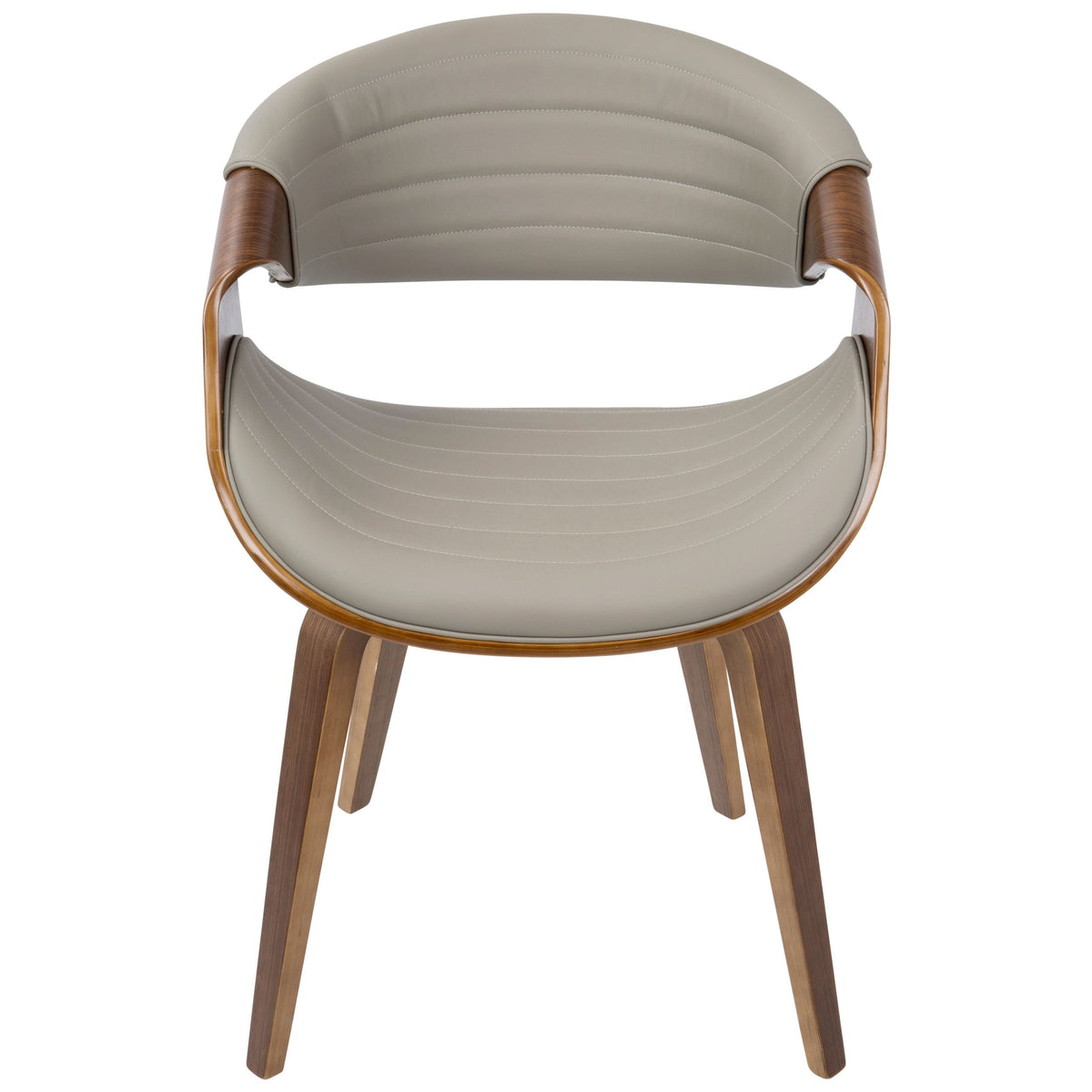 Symphony Faux Leather Dining/ Accent Chair, Grey Y4W9 - product image 2