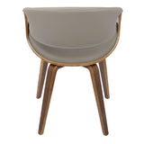 Symphony Faux Leather Dining/ Accent Chair, Grey Y4W9 - product image 5