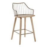 Winston Fixed-Height Counter Stool, Wood, 26-in Q0L4 - product image 1