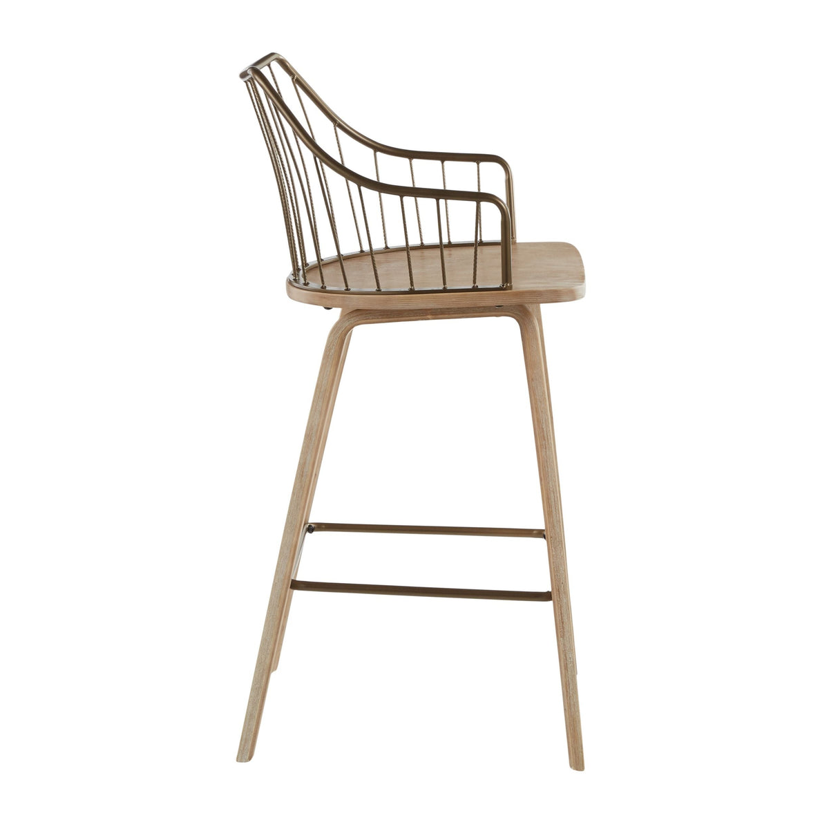 Winston Fixed-Height Counter Stool, Wood, 26-in Q0L4 - product image 4