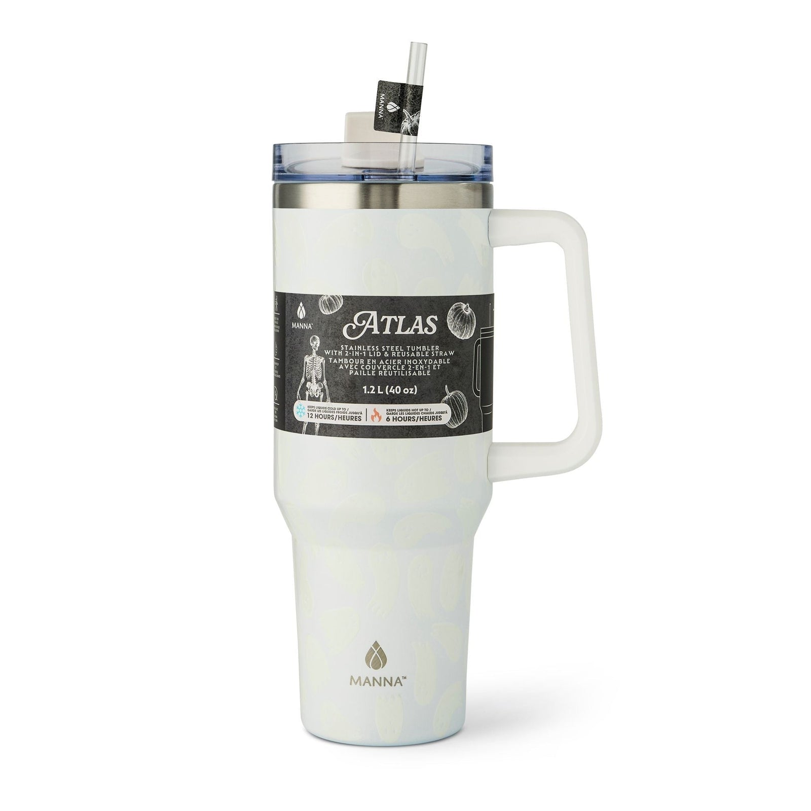 1.2-L BPA-Free Insulated Ghost Atlas Tumbler L7R5 - product image 3