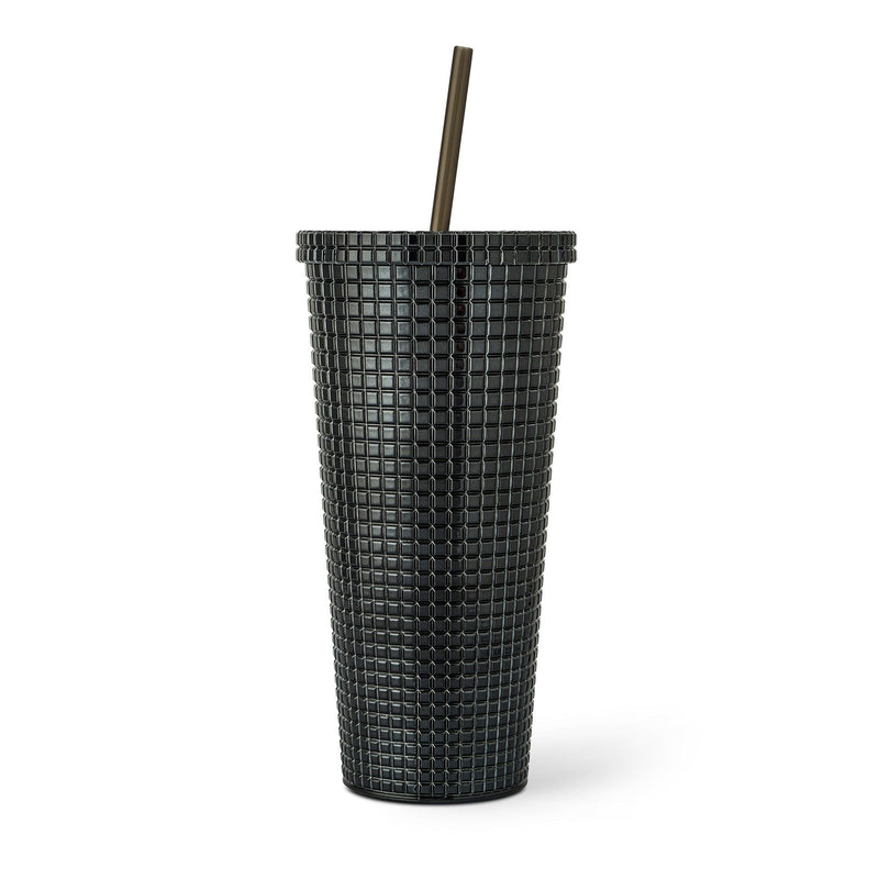 710-mL BPA-Free Iridescent Studded Textured Tumbler W5U2