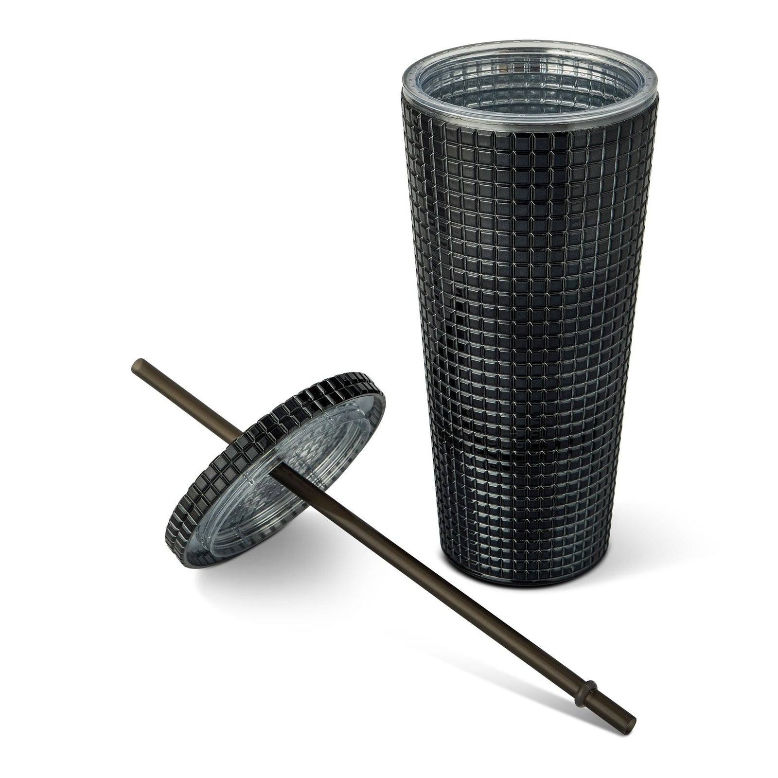 710-mL BPA-Free Iridescent Studded Textured Tumbler W5U2 - product image 2