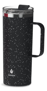 Tahoe Insulated Stainless Steel Mug with Leakproof Lid, Speckled Black, 591-mL W1Y4 - product image 1