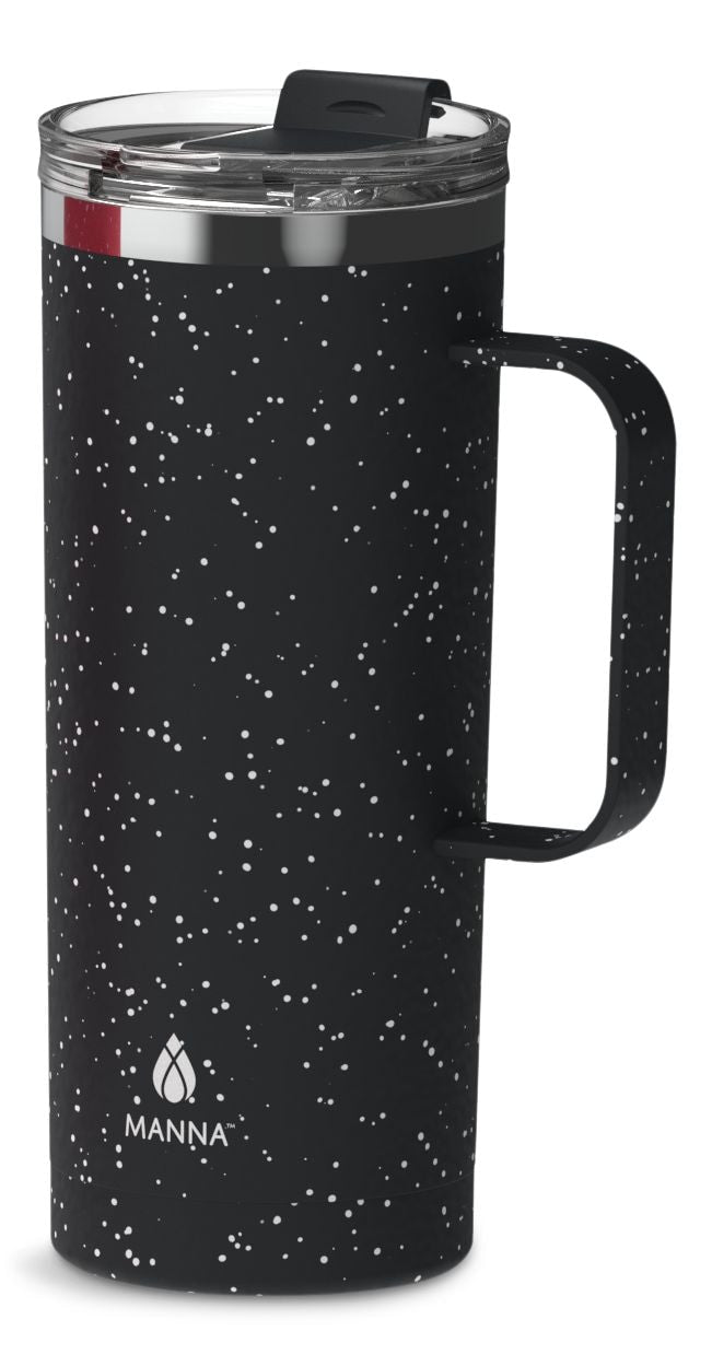 Tahoe Insulated Stainless Steel Mug with Leakproof Lid, Speckled Black, 591-mL W1Y4 - product image 1
