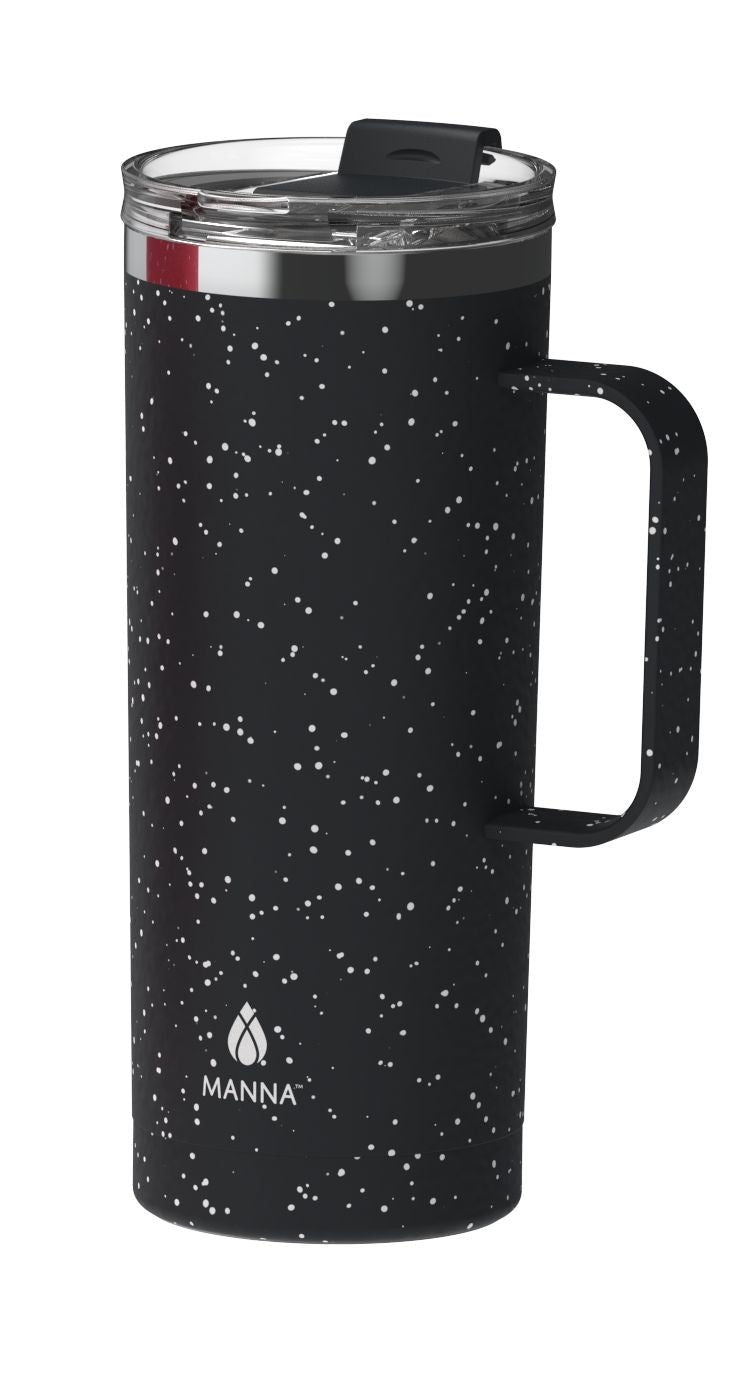 Tahoe Insulated Stainless Steel Mug with Leakproof Lid, Speckled Black, 591-mL W1Y4 - product image 2