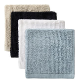 Bar Mop Dish Cloths, Black, Grey & Dusty Blue, 12-in, 8-pk Y3X0 - product image 1